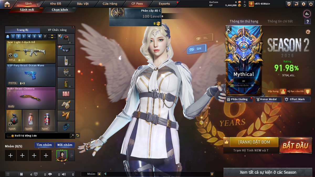 shop acc cf uy tin gia re